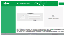Tablet Screenshot of partenaires.leroy-somer.com